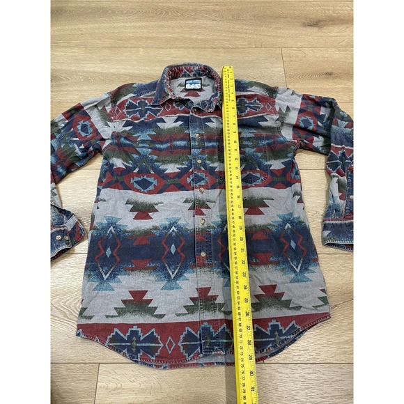 Cheyenne Outfitters Native American Western Shirt Jacket in Large L Made in USA - Picture 4 of 5